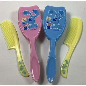 2‎ Sets Blues Clues Baby Brushes and Combs So Cute! Pink Blue